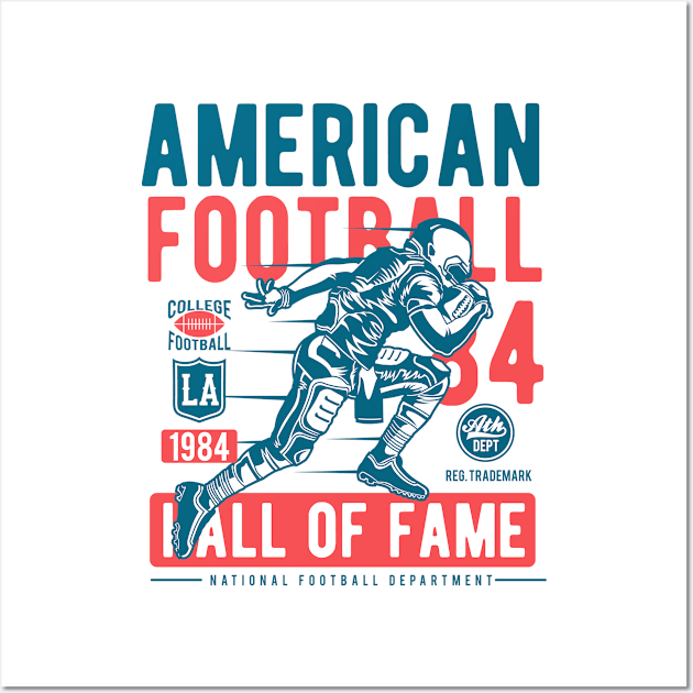 American Football Wall Art by PaunLiviu